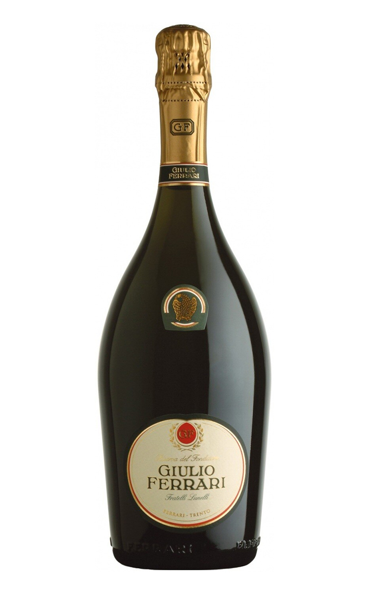 фото Игристое вино брют белое giulio ferrari brut riserva 2008, италия, 0.75 л