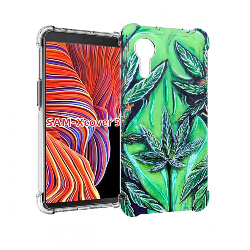 

Чехол MyPads зеленая девушка для Samsung Galaxy Xcover 5, Прозрачный, Tocco