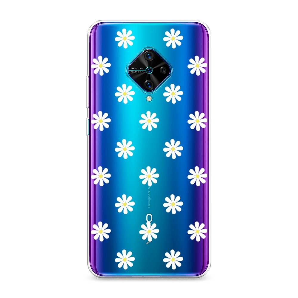 

Силиконовый чехол "Маленькие ромашки" на Vivo Y9s, 262450-8
