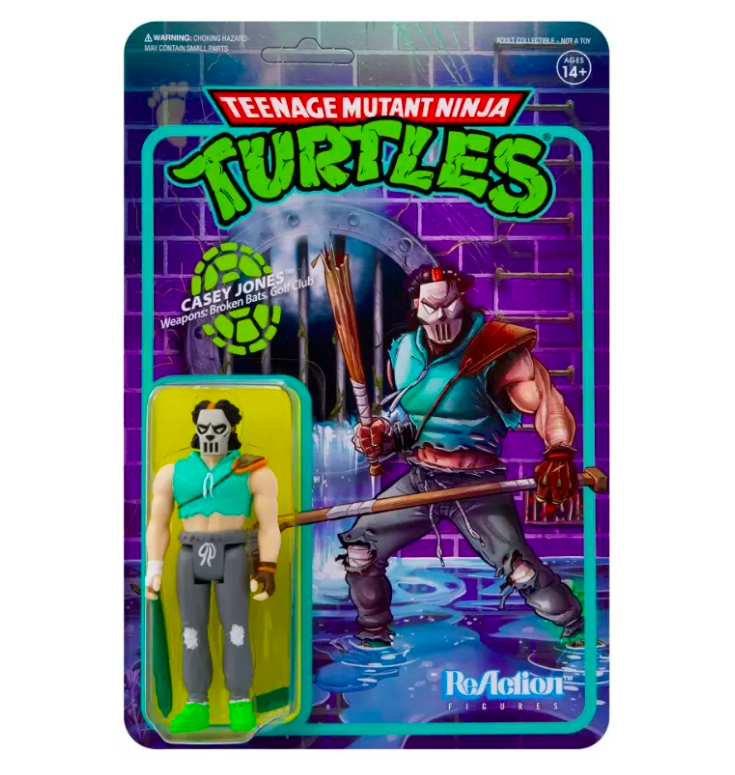 Фигурка ReAction Figure Teenage Mutant: Ninja Turtles – Wave 3 – Casey Jones (9 см)