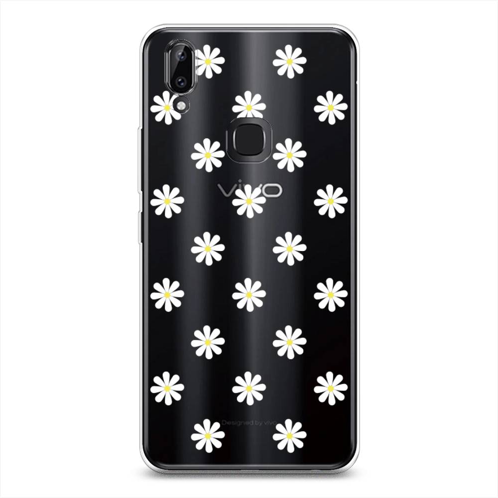 

Силиконовый чехол "Маленькие ромашки" на Vivo Y85, 260350-8
