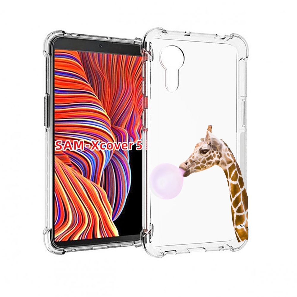 

Чехол MyPads жираф-с-жвачкой для Samsung Galaxy Xcover 5, Прозрачный, Tocco
