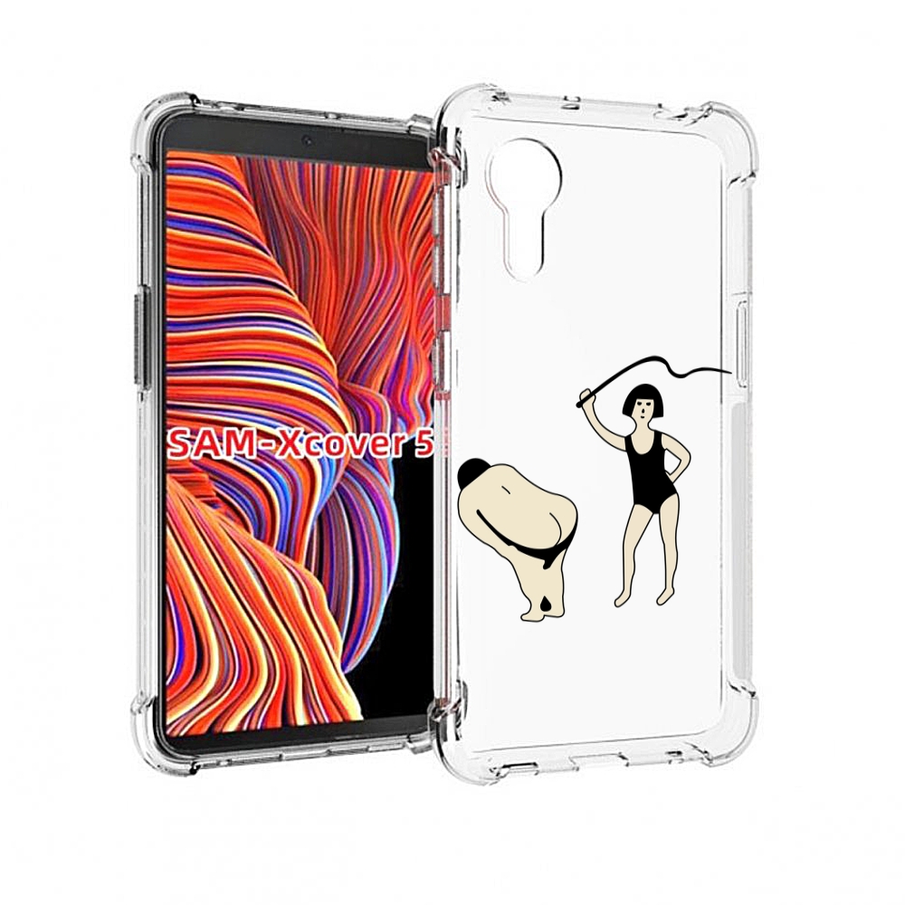 

Чехол MyPads женщина-наказывает для Samsung Galaxy Xcover 5, Прозрачный, Tocco
