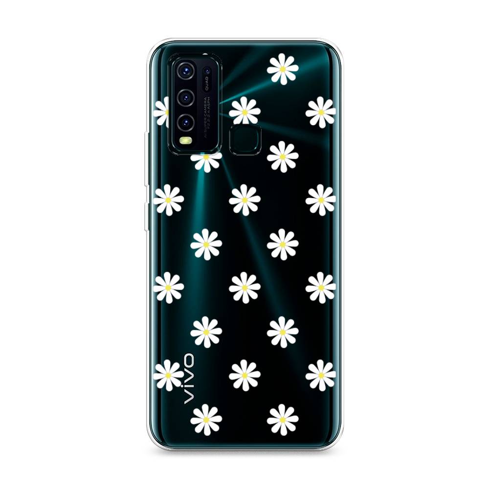 

Силиконовый чехол "Маленькие ромашки" на Vivo Y30, 263150-8