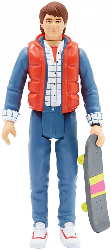 фото Фигурка reaction figure back to the future: 80s marty mcfly – wave 2 (9 см) super7