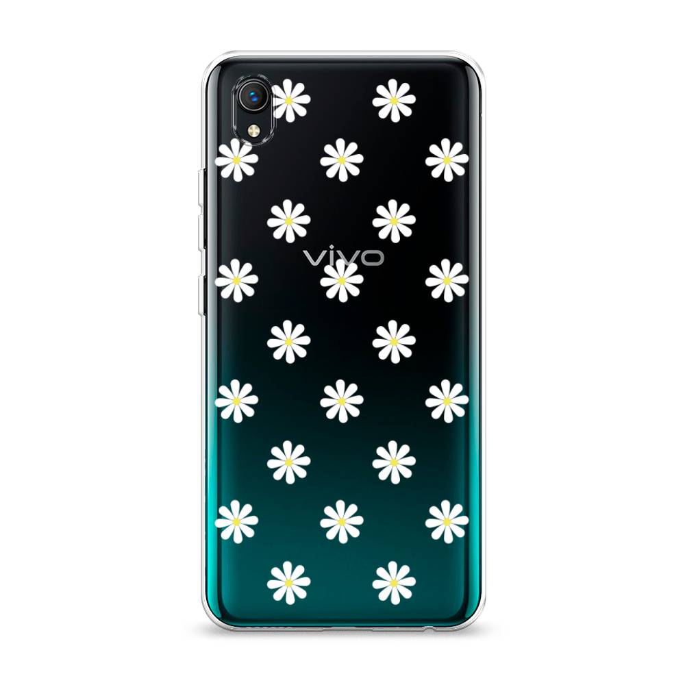 

Силиконовый чехол "Маленькие ромашки" на Vivo Y1s, 263250-8