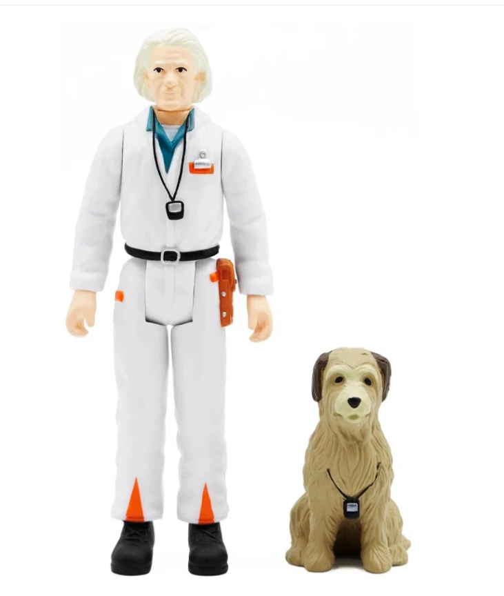 Фигурка ReAction Figure Back To The Future 80s Doc Brown Wave 2 9 см 2979₽