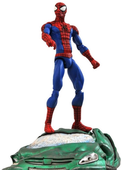 фото Фигурка marvel: spider-man – spider-man action figure (18 см) diamond select toys