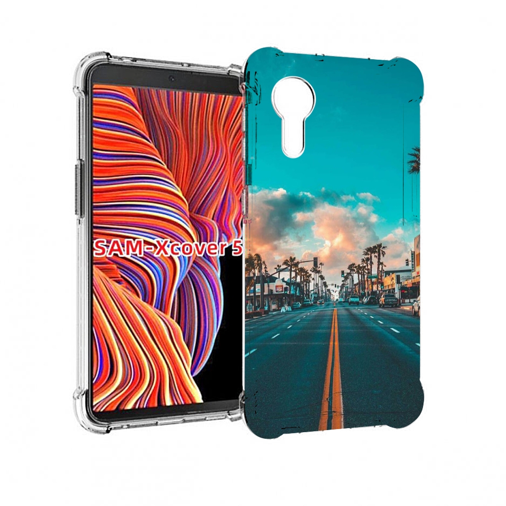 

Чехол MyPads дорога-в-лос-анджелес для Samsung Galaxy Xcover 5, Прозрачный, Tocco