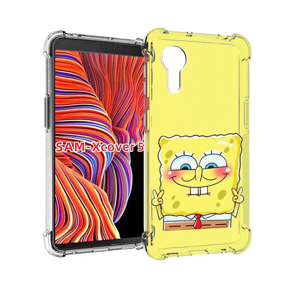 

Чехол MyPads довольный милый спанчбоб для Samsung Galaxy Xcover 5, Прозрачный, Tocco