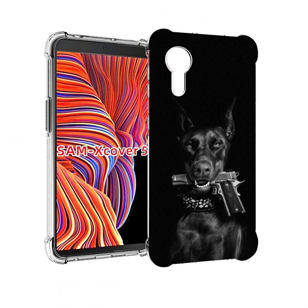 

Чехол MyPads доберман мужской для Samsung Galaxy Xcover 5, Прозрачный, Tocco
