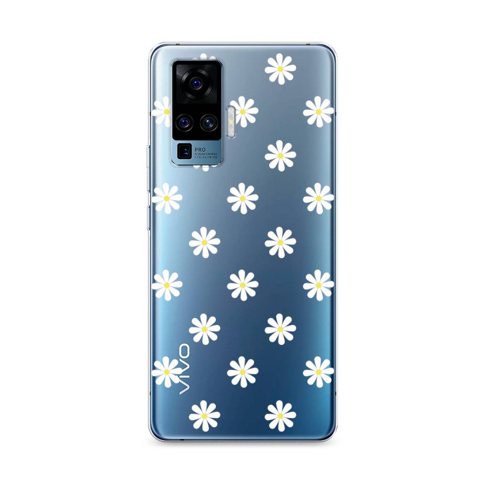 

Силиконовый чехол "Маленькие ромашки" на Vivo X50 Pro, 262350-8