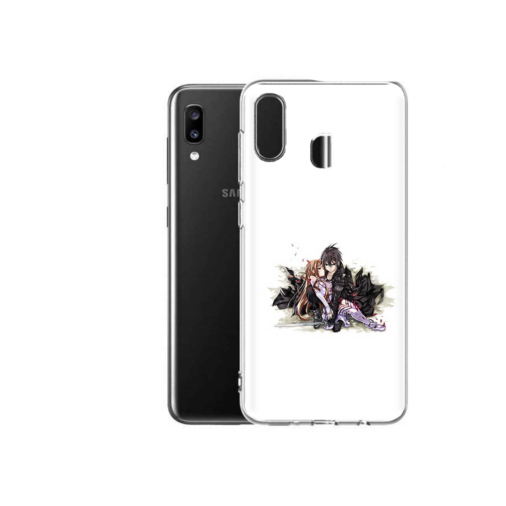 

Чехол MyPads Tocco для Samsung Galaxy A20 аниме асуна, Прозрачный, Tocco