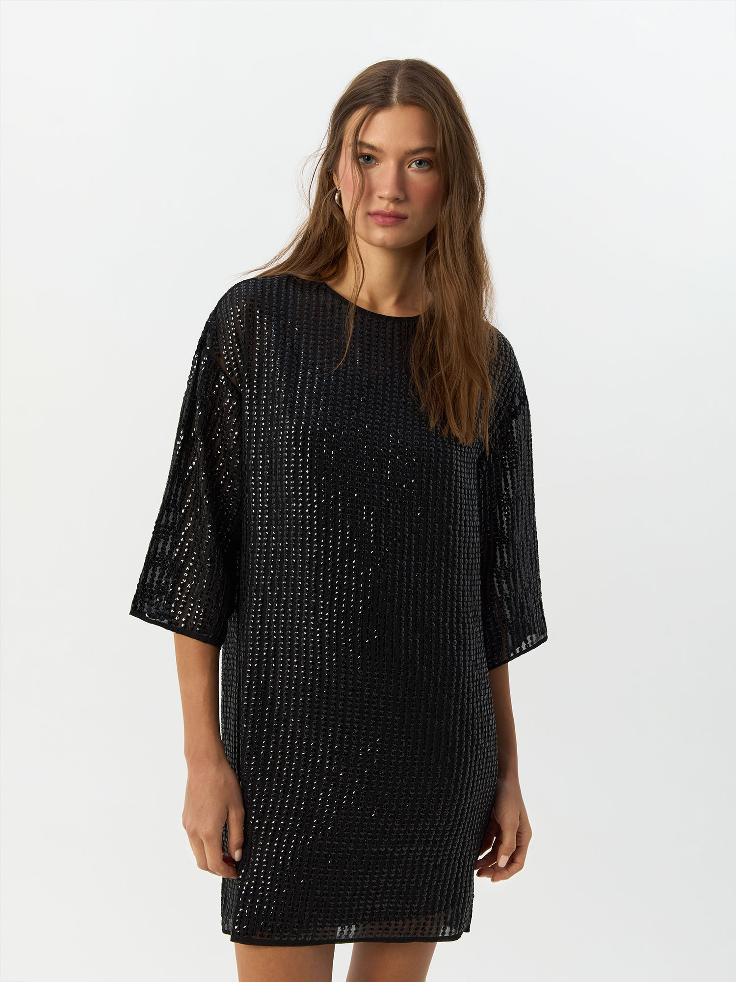

Платье женское H&M 698954001 черное 34 EU, Черный, 698954