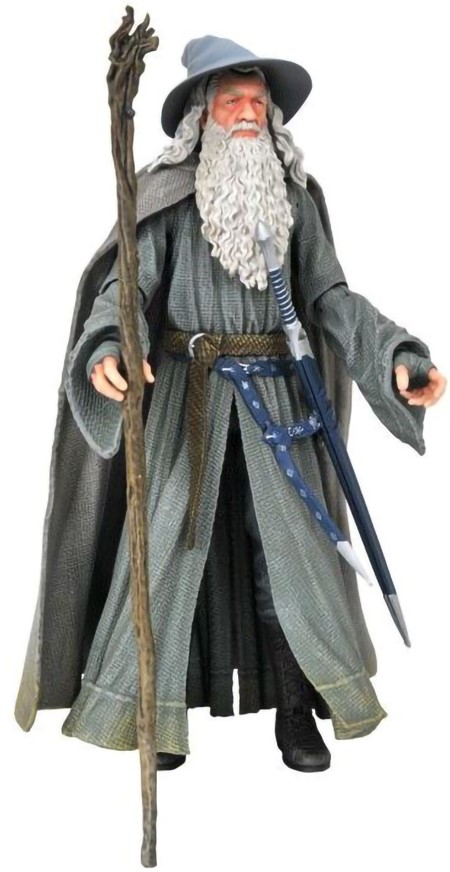 фото Фигурка deluxe action figure: the lord of the rings – gandalf [series 4] (18 см) diamond select toys