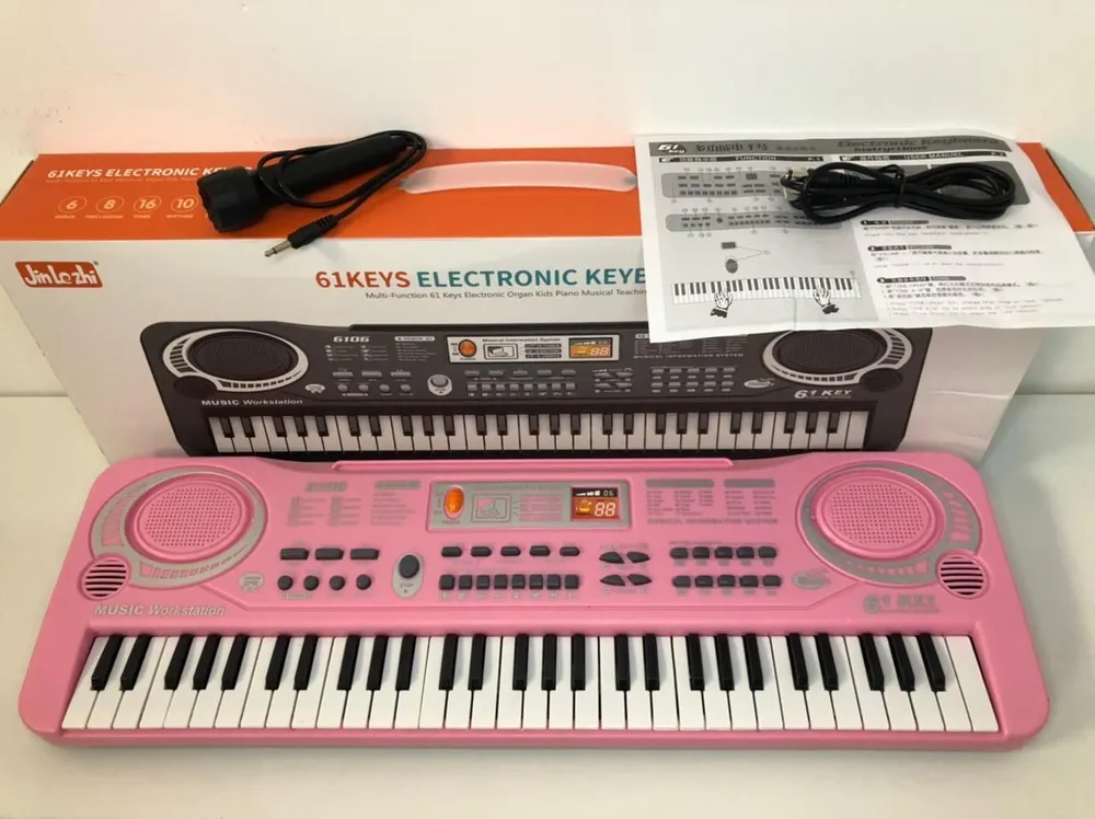 

Синтезатор с микрофоном детский MirMobi JinLexhin 61 Keys пианино, 948355124