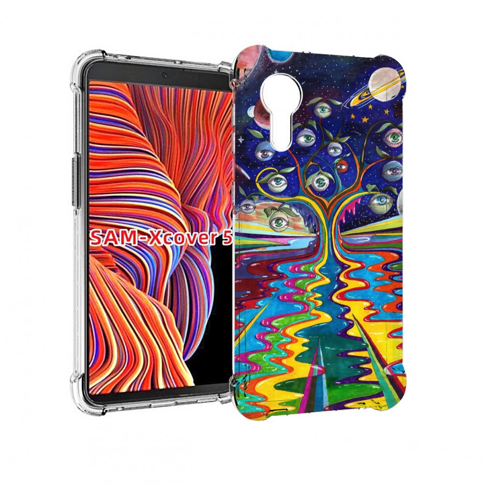 

Чехол MyPads дерево с глазами акварель для Samsung Galaxy Xcover 5, Прозрачный, Tocco
