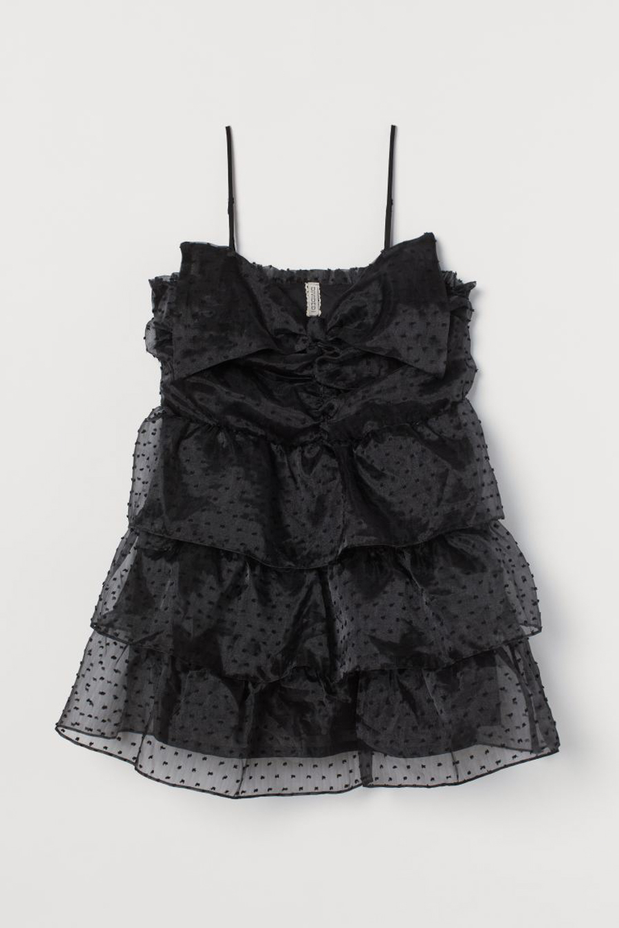 

Платье женское H&M 948412 черное 50 EU, Черный, 948412