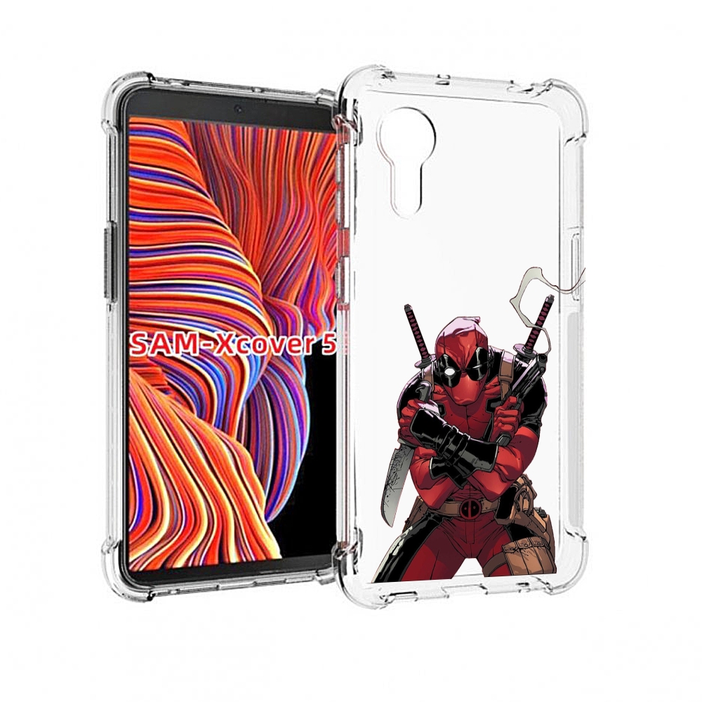 

Чехол MyPads дедпул-подмигивает для Samsung Galaxy Xcover 5, Прозрачный, Tocco
