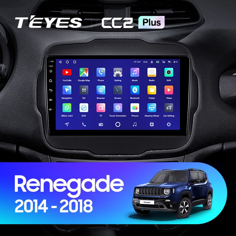 

Штатная магнитола Teyes CC2 Plus 4/64 Jeep Renegade (2014-2018), CC2 Plus