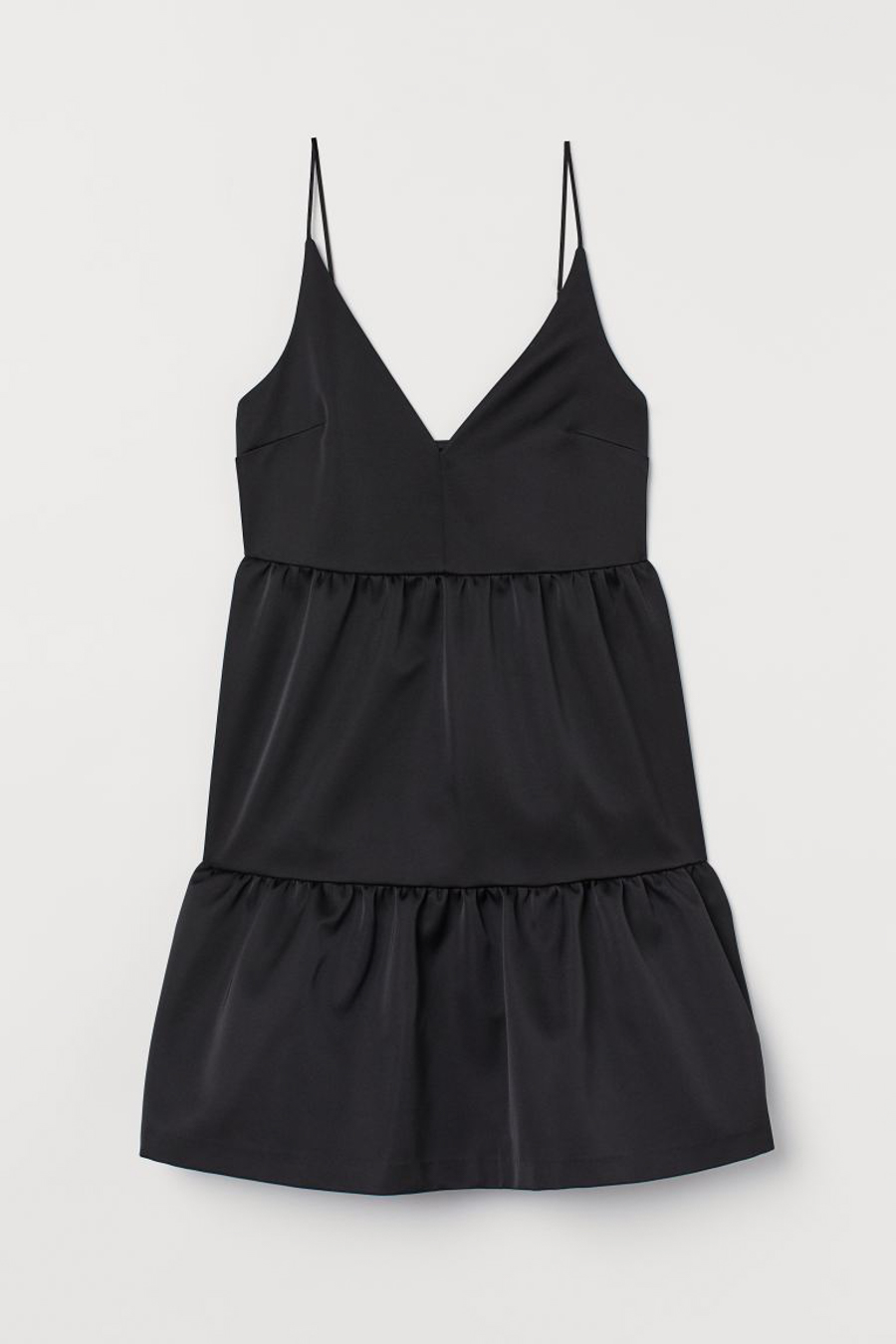 

Платье женское H&M 824101001 черное 46 EU, Черный, 824101