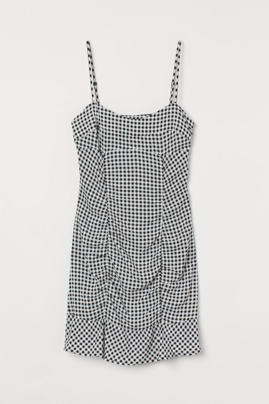 

Платье женское H&M 974348001 черное 44 EU, Черный, 974348