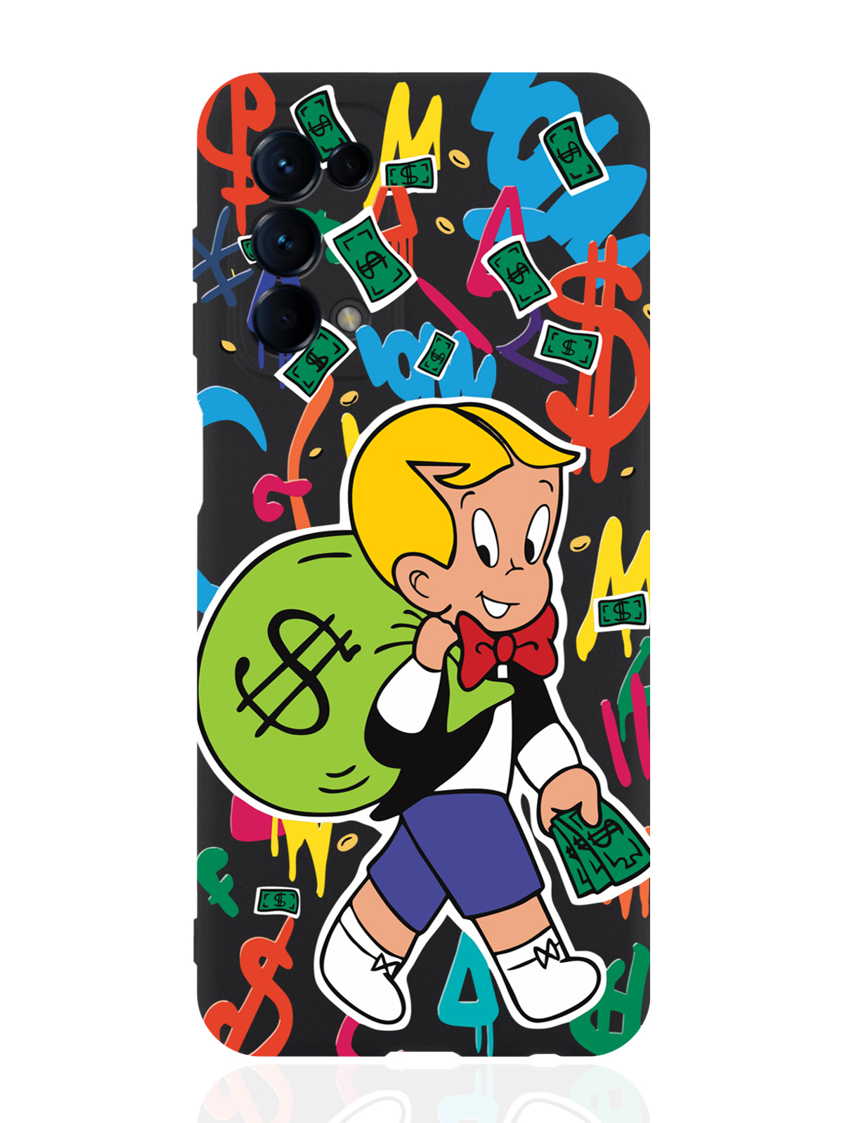 

Чехол для Oppo Reno5 Monopoly Richie Rich, Разноцветный