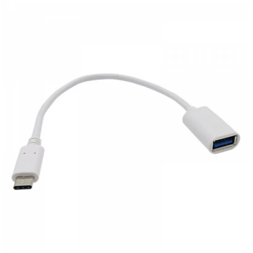 

10 штук, Переходник OTG USB Type-C на USB 10см