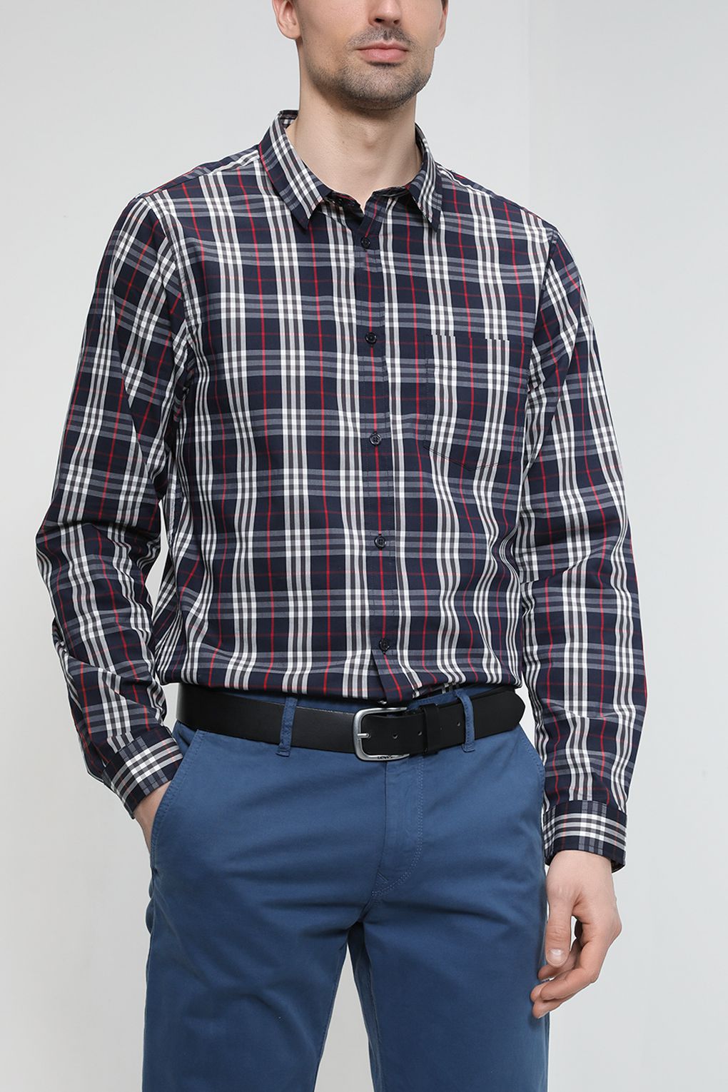 

Рубашка мужская MARCO DI RADI MDR22103419CD.1 разноцветная L, Разноцветный, MDR22103419CD.1