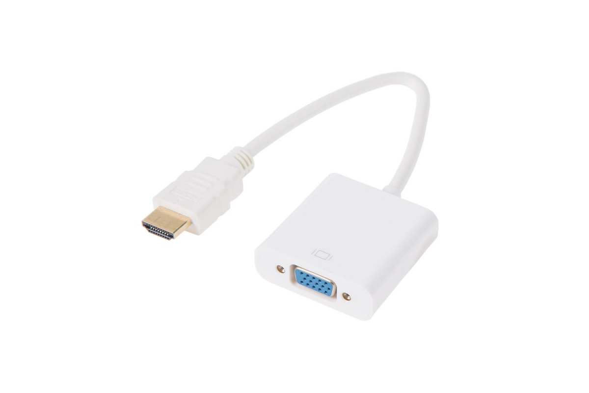 

Переходник Rexant HDMI - VGA White, Белый