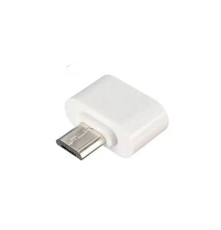 

Переходник OTG штекер microUSB - USB белый