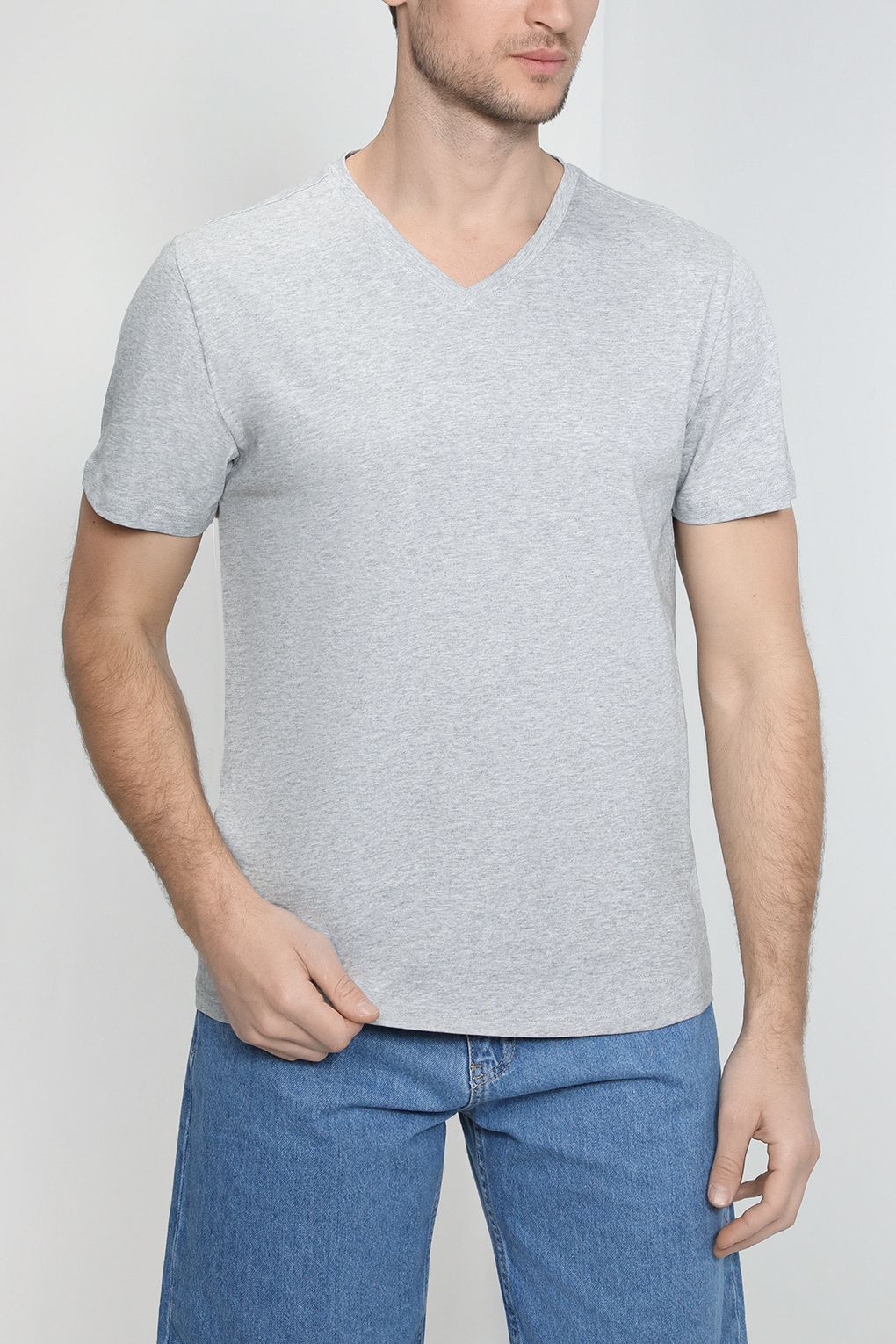 

Футболка мужская MARCO DI RADI MDR221012194CD серая XL, Серый, MDR221012194CD