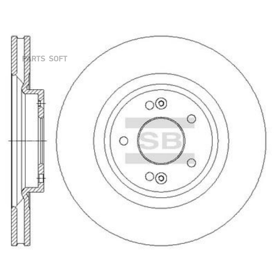

диск тормозной SANGSIN BRAKE SD1091
