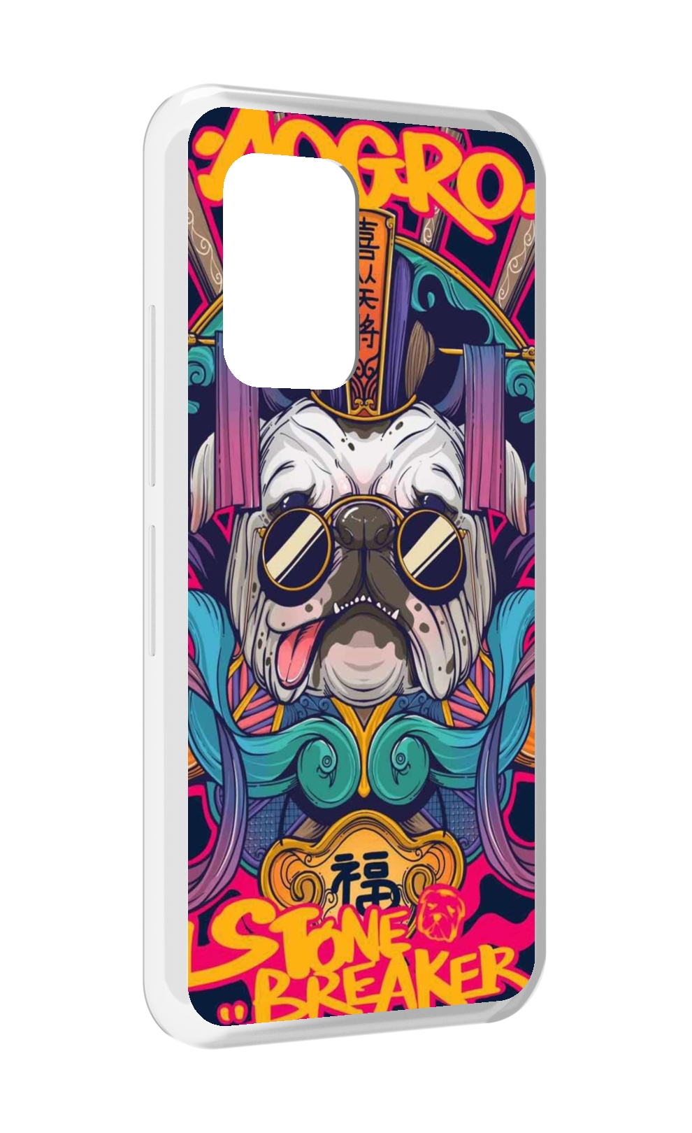 

Чехол MyPads мопс агро яркая для UMIDIGI Bison GT, Прозрачный, Tocco