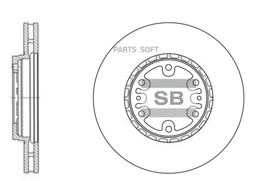 

Диск тормозной SANGSIN BRAKE SD1061