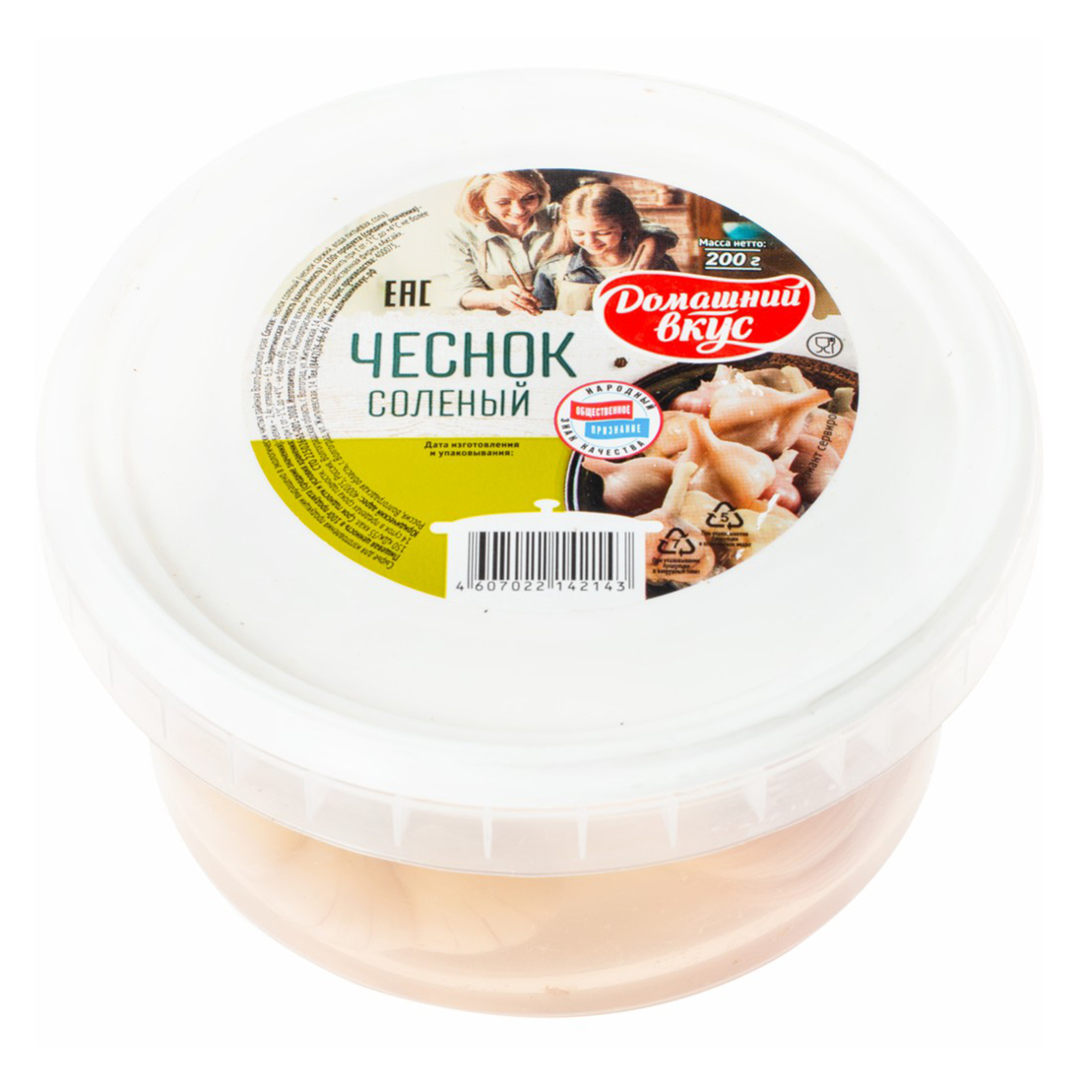 

Чеснок Домашний вкус соленый 200 г