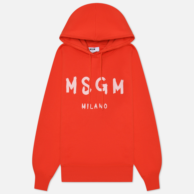 

Худи женское MSGM 3241MDM515 227299 17 красное XS, 3241MDM515 227299 17