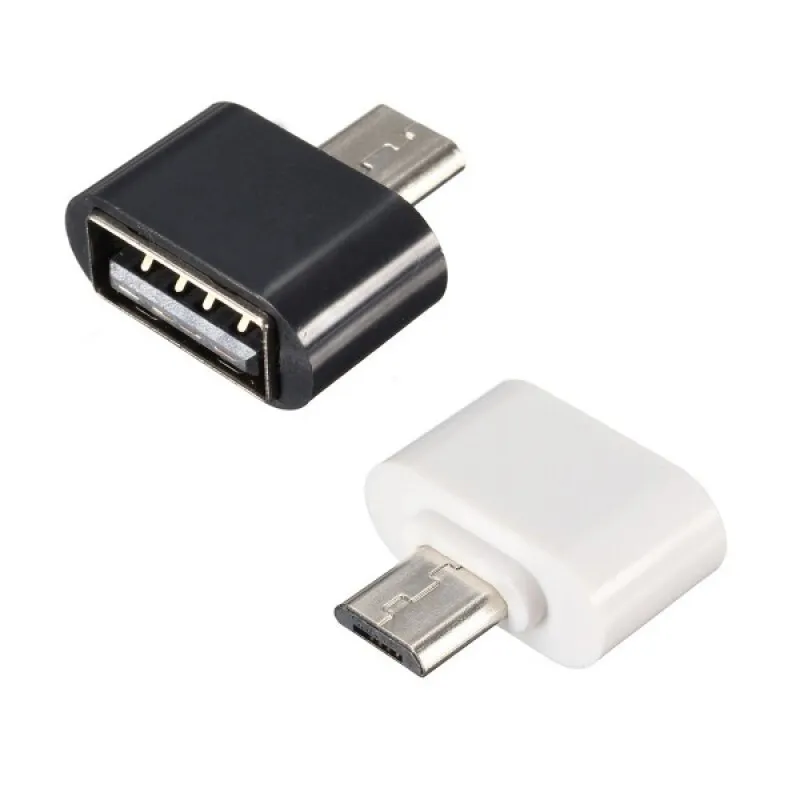 

Переходник OTG micro USB - USB Type A Black, Черный