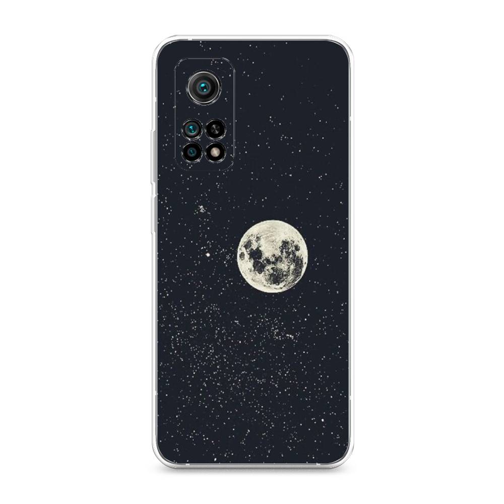 

Чехол на Xiaomi Mi 10T "Полнолуние", Красный, 39350-2