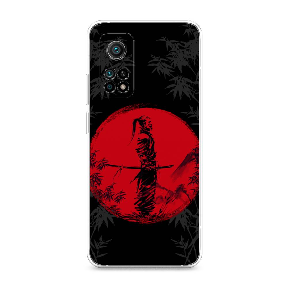 

Чехол на Xiaomi Mi 10T "Самурай на красном фоне", Черный;красный;серый, 39350-4
