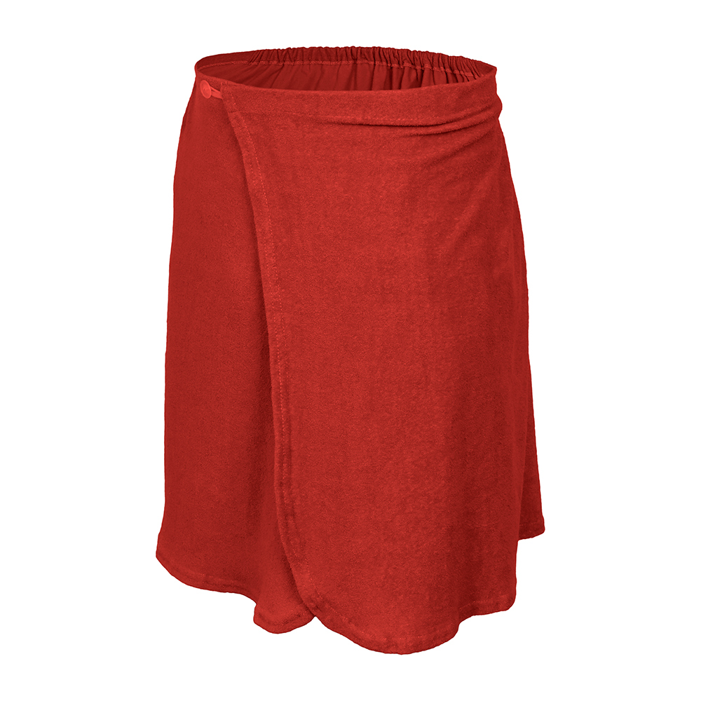 

Махровая накидка для мужчин Банные штучки "Spa" 140x60 см, цвет: красный