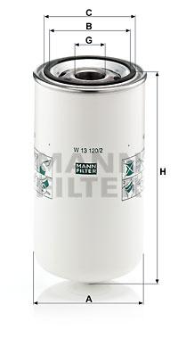 

Фильтр Масляный W 13 120/2 MANN-FILTER W131202