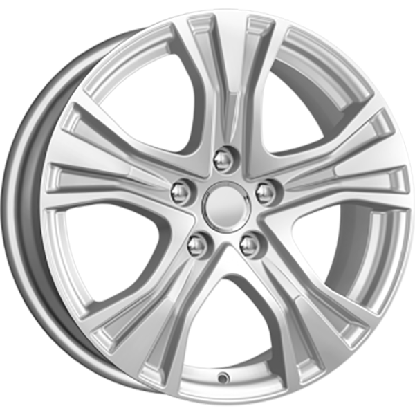 

Колесный диск K&K КС673 сильвер 7xR17 ET46 5*112 D66.6, Серебристый