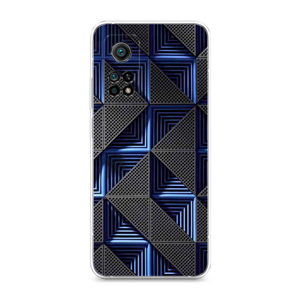 

Чехол на Xiaomi Mi 10T "IBM", Серый;синий, 39350-3