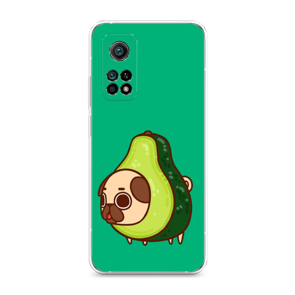 

Чехол на Xiaomi Mi 10T "Мопс авокадик", Зеленый, 39350-1