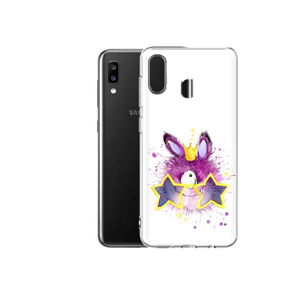 

Чехол MyPads Tocco для Samsung Galaxy A20 Шуршуля, Прозрачный, Tocco