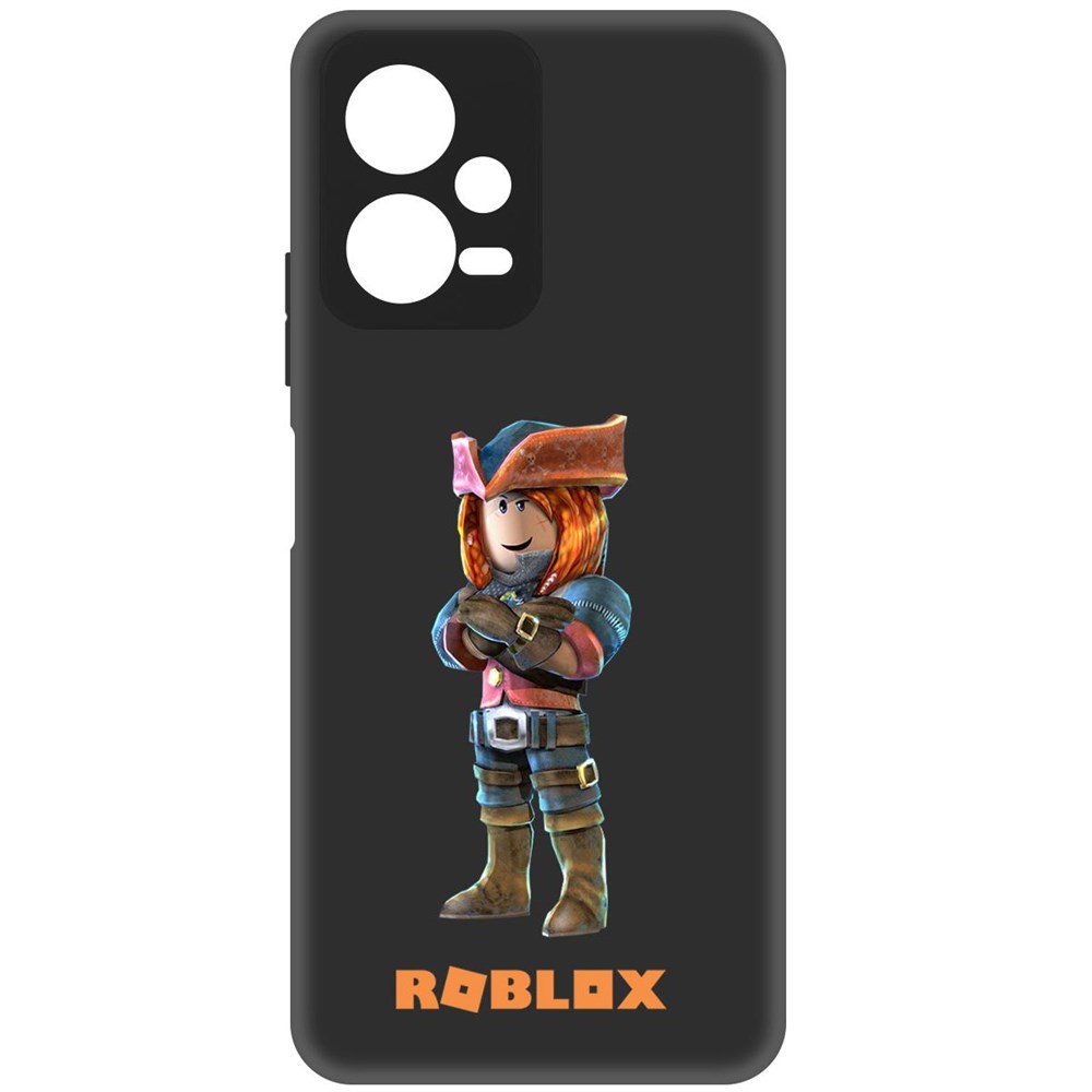

Чехол-накладка Софт Roblox-Эзебель для Poco X5, Черный