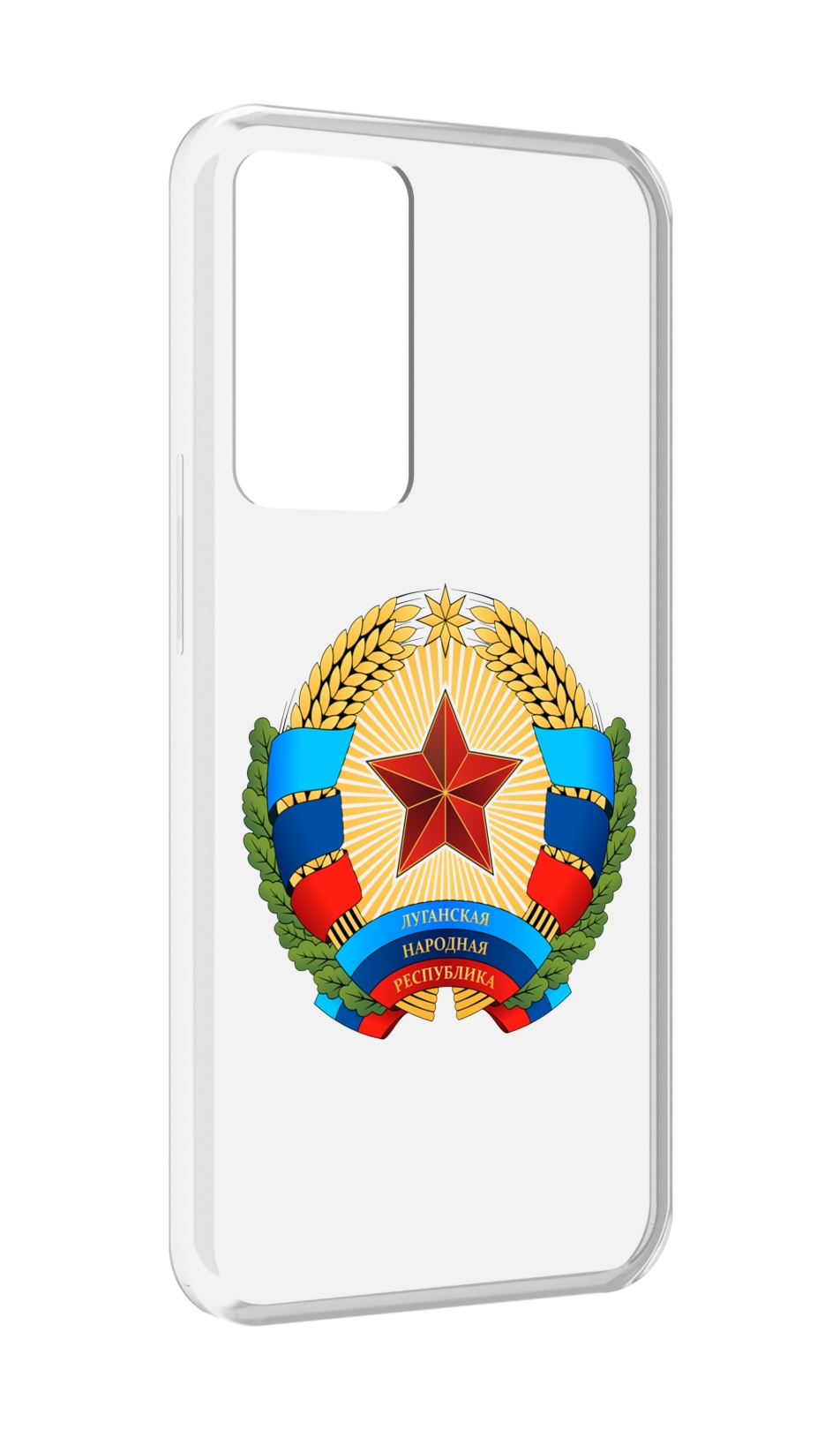 

Чехол MyPads герб-ЛНР для OPPO Reno 8 Lite, Прозрачный, Tocco