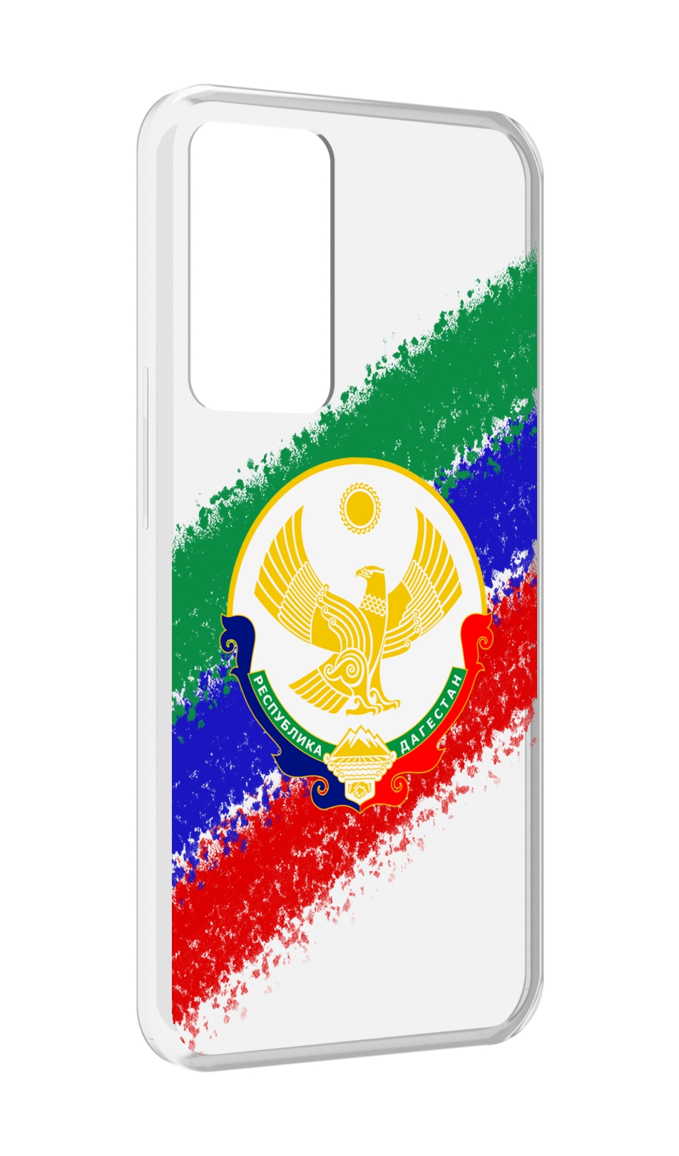 

Чехол MyPads герб флаг Дагестана для OPPO Reno 8 Lite, Прозрачный, Tocco