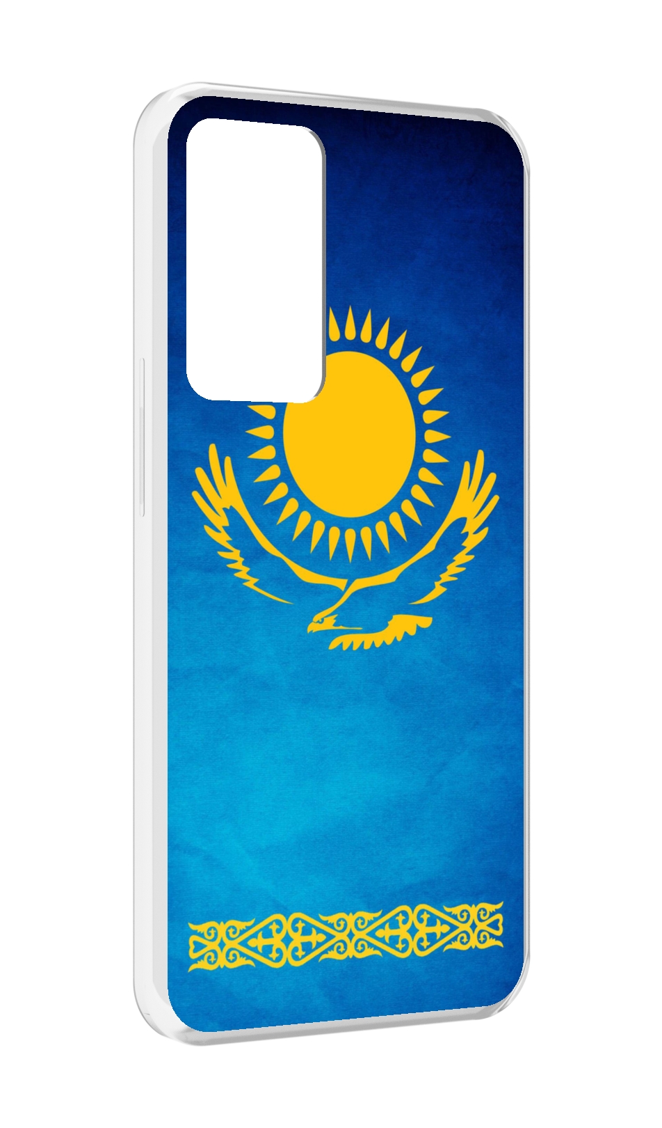 

Чехол MyPads герб и флаг казахстана для OPPO Reno 8 Lite, Прозрачный, Tocco